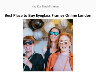 Best Place to Buy Eyeglass Frames Online London