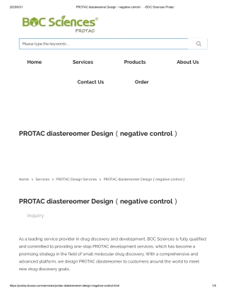 PROTAC diastereomer Design