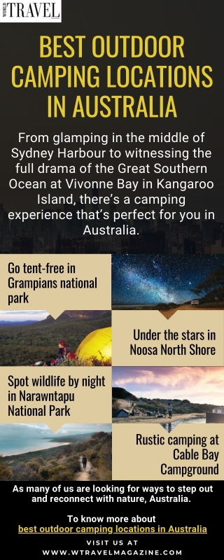 Best Outdoor Camping Locations In Australia