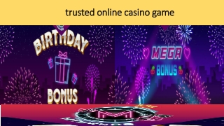 Trusted online casino malaysia