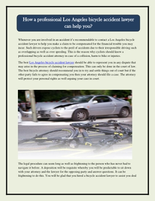 The Best Los Angeles bicycle accident lawyer for instant claims! | Grayson & Grayson