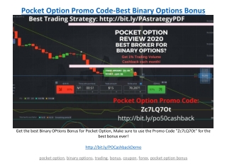 Pocket Option Promo Code-Best Binary Options Bonus