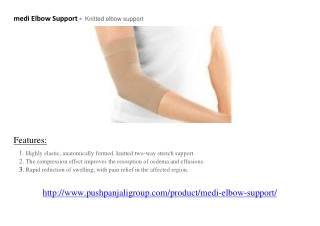 elbow support & braces | Pushpanjali medi India Pvt Limited