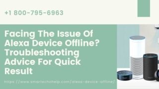 Alexa Offline 1-8007956963 Alexa App Offline | Echo Offline -Instant Fixes