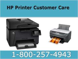 HP Printer Support Phone Number 1-800-257-4943