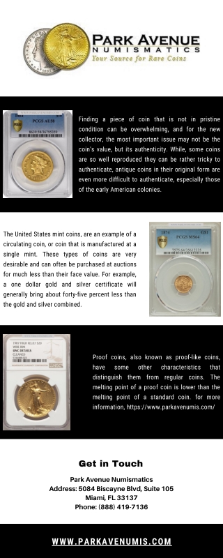 Rare Gold Coins for sale