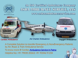 Call now for endless ICU Setup Ambulance Services in Patna | AAS