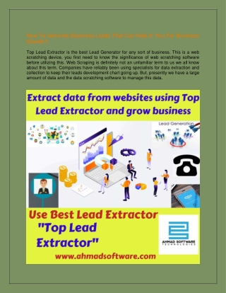 Top Lead Extractor