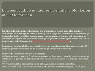 Herstel Gmail Account pak de deal met een online serviceprovider