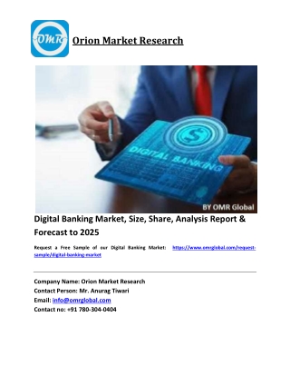 Digital Banking Market Size, Industry Trends, Share and Forecast 2019-2025