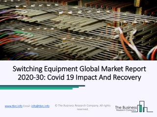 Global Switching Equipment Market Regional Demand, Trends Forecast To 2023