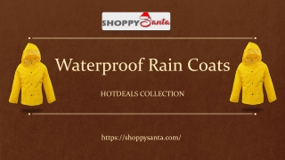 Waterproof Rain Coats Online at ShoppySanta