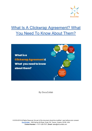 What Is A Clickwrap Agreement? What You Need To Know About Them?