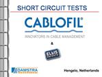 Configuration of tests: Tested according to standard EN 50638 2003 Tray used: CF105