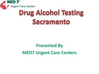 Drug Alcohol Testing Sacramento