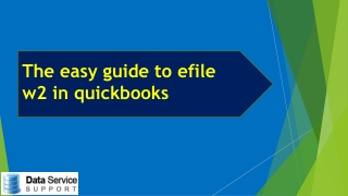 How to efile w2 in QuickBooks