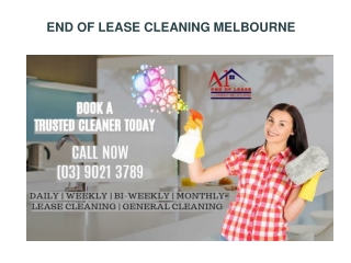 End Of Lease Cleaning Melbourne