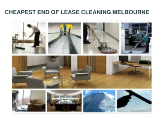 Cheapest End of Lease Cleaning Melbourne