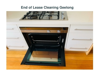 End of Lease Cleaning Geelong