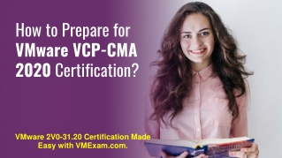 [Upadated] VMware VCP-CMA 2020 (2V0-31.20) Certification