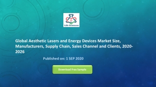 Global Aesthetic Lasers and Energy Devices Market Size, Manufacturers, Supply Chain, Sales Channel and Clients, 2020-202