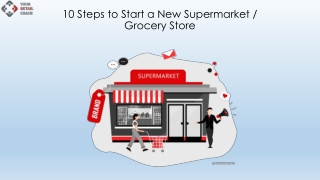 10 Steps to Start a New Supermarket / Grocery Store