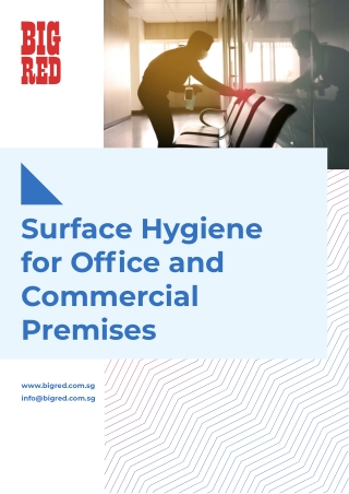 Surface Hygiene for Office and Commercial Premises