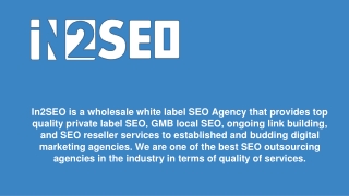 Private Label SEO Services - In2SEO