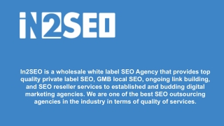 Private Label SEO Services - In2SEO