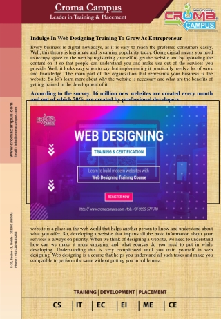 Web Designing Training in Noida