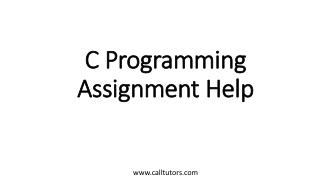 C Programming Assignment Help