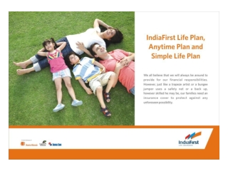 Anytime Plan Flipchart -online term insurance plan