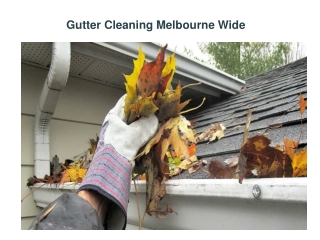 Gutter Cleaning Melbourne