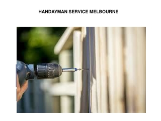 Handyman Melbourne Wide - Pointcook, Altona, Werribee, Truganina, Tarneit