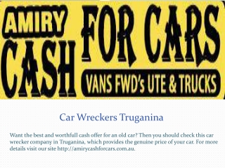 car wreckers Truganina