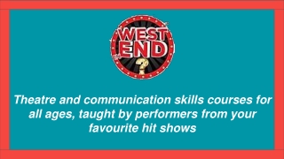 Best Musical Theatre Courses - West End in