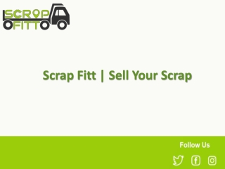 Scrap Fitt  Sell your Scrap Request Scrap Pickup  Nagpur