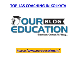 Top IAS Coaching in Kolkata