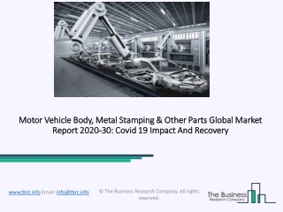 Motor Vehicle Body, Metal Stamping & Other Parts Forecast to 2030 | Covid 19 Impact and Recovery