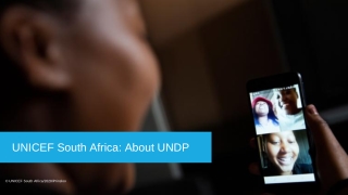 UNICEF South Africa: About UNDP