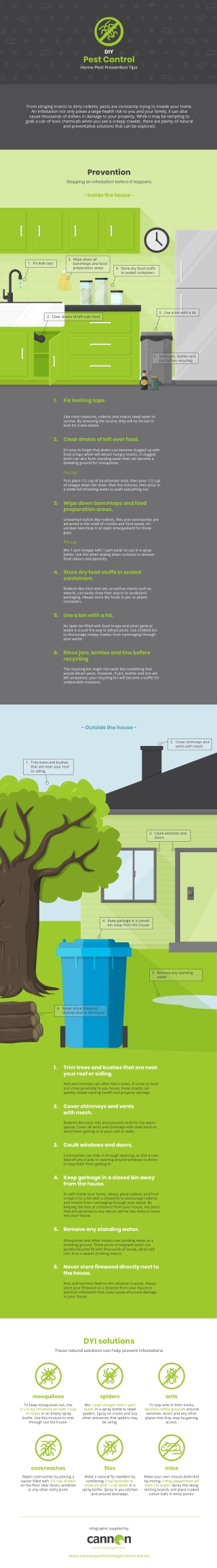 DIY Pest Control Infographic