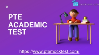 PTE Academic Test