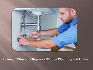 Stay Up-to-Date for These Plumbing Repairs