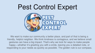 Reliable Pest Management - Pest Control Expert