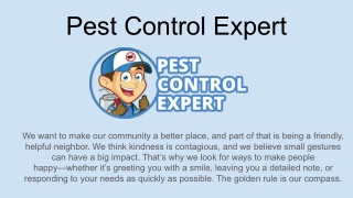 Reliable Pest Management - Pest Control Expert