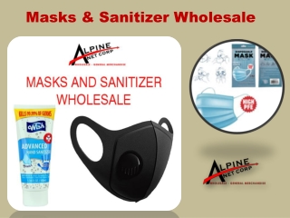 Masks and Sanitizer Wholesale | Sanitizer and Mask Store