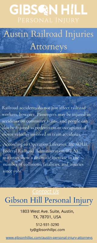 Austin Railroad Injuries Attorneys