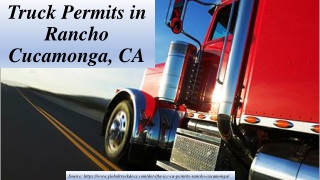Truck Permits in Rancho Cucamonga, CA