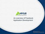AvenueSocial - Facebook Application Development