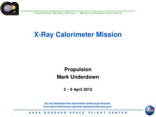 X-Ray Calorimeter Mission